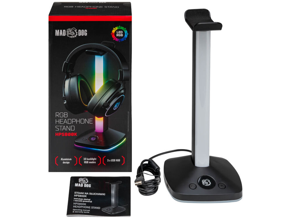 MAD DOG HPS800K stojak zestaw instrukcja opakowanie