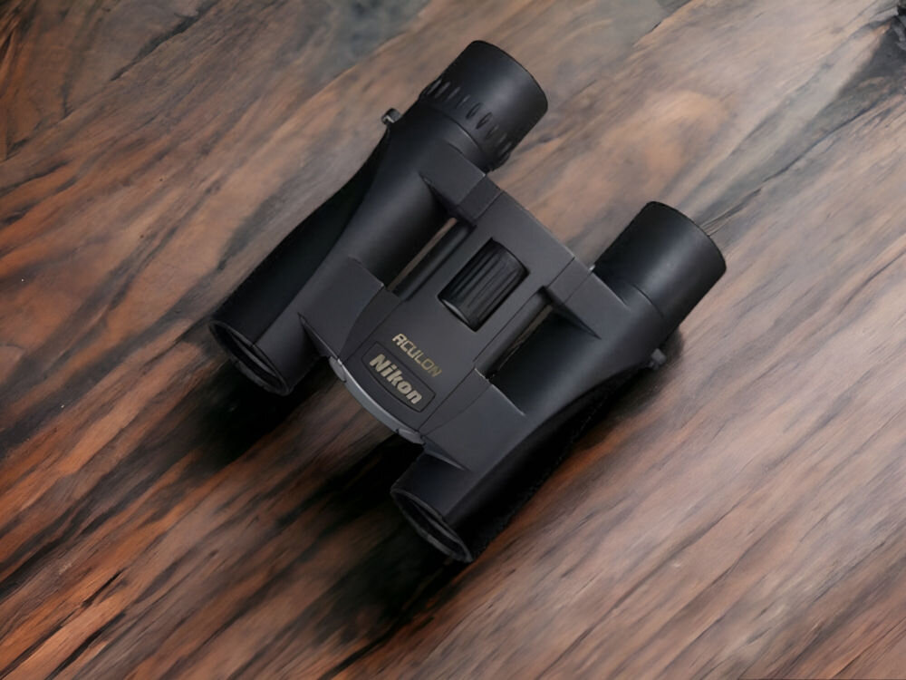 Lornetka NIKON Aculon A30 8x25 Czarna szkło eco, wolne od szkodliwych substancji