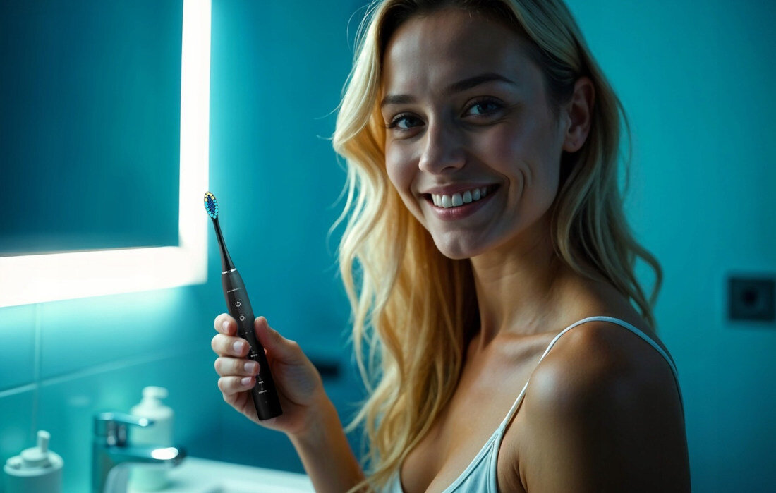 Oryginalna końcówka do szczoteczki BERDSEN Galaxy (2 szt.) Czarny (Delikatna dla zębów) Komfort codziennej higieny wygląd design prezentacja wizualizacja