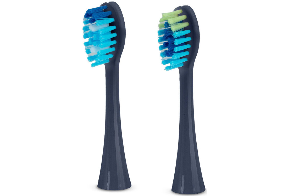 Oryginalna końcówka do szczoteczki BERDSEN Galaxy (2 szt.) Granatowy (Delikatna dla zębów) Zdrowie dziąseł w zasięgu ręki komfort wygoda Wibrujące włosie