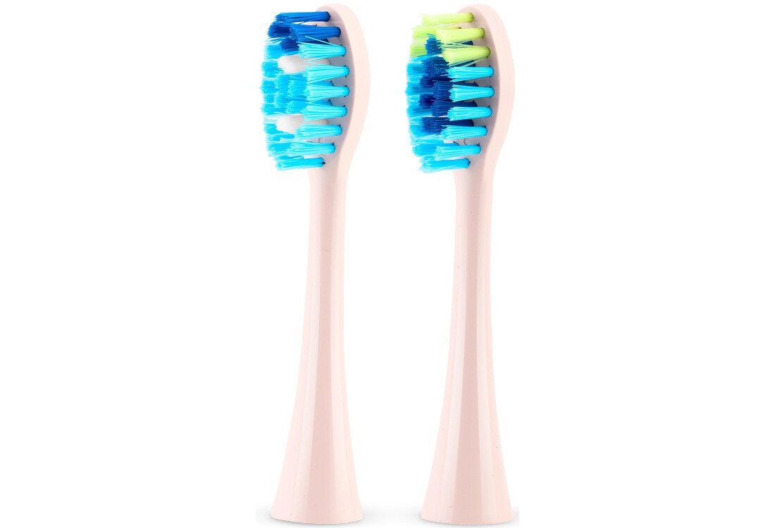 Oryginalna końcówka do szczoteczki BERDSEN Galaxy (2 szt.) Różowy (Delikatna dla zębów) Zdrowie dziąseł w zasięgu ręki komfort wygoda Wibrujące włosie