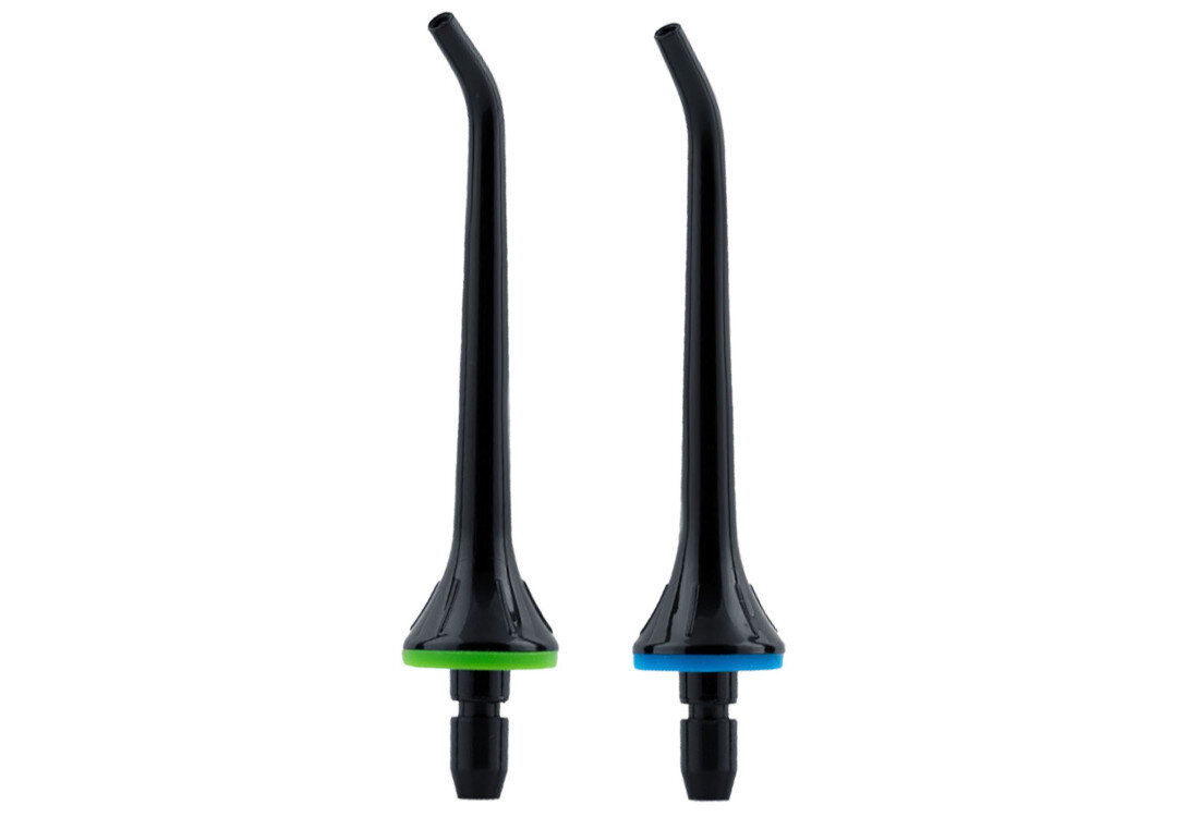 Oryginalna końcówka do irygatora BERDSEN BD-201 (2 szt.) (Dokładna higiena jamy ustnej) Wsparcie w profilaktyce minimalizuje ryzyko próchnicy i chorób dziąseł profilaktyka dwie końcówki potrzeby wygodne i ekonomiczne rozwiązanie użytkowanie zalecenia