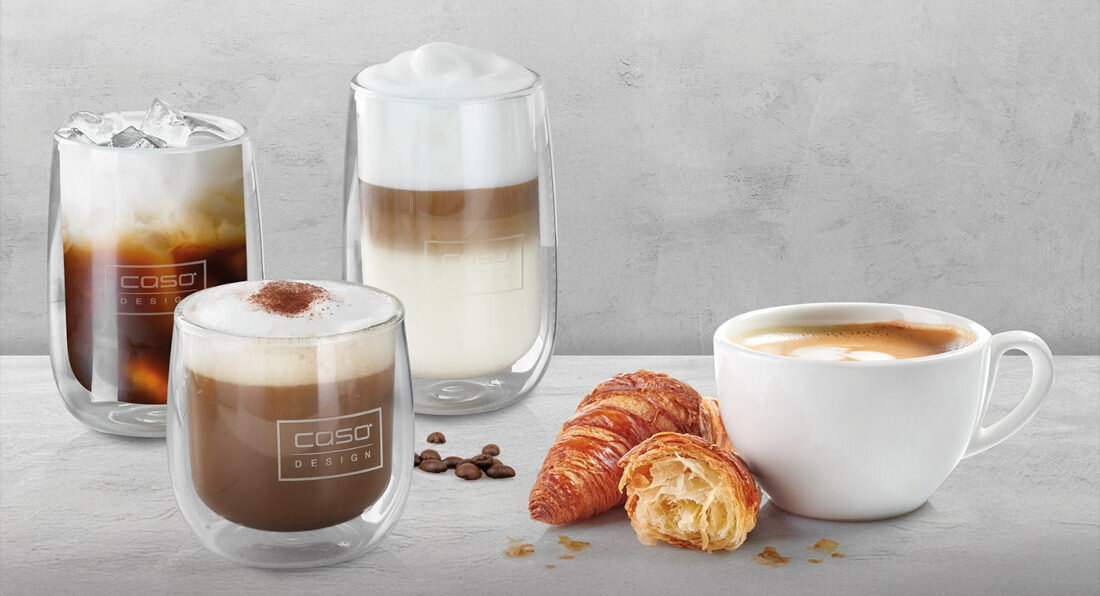 Spieniacz CASO CappuLatte 1661 Optymalne pojemności i moc dla jednej osoby lub całej rodziny pojemność moc