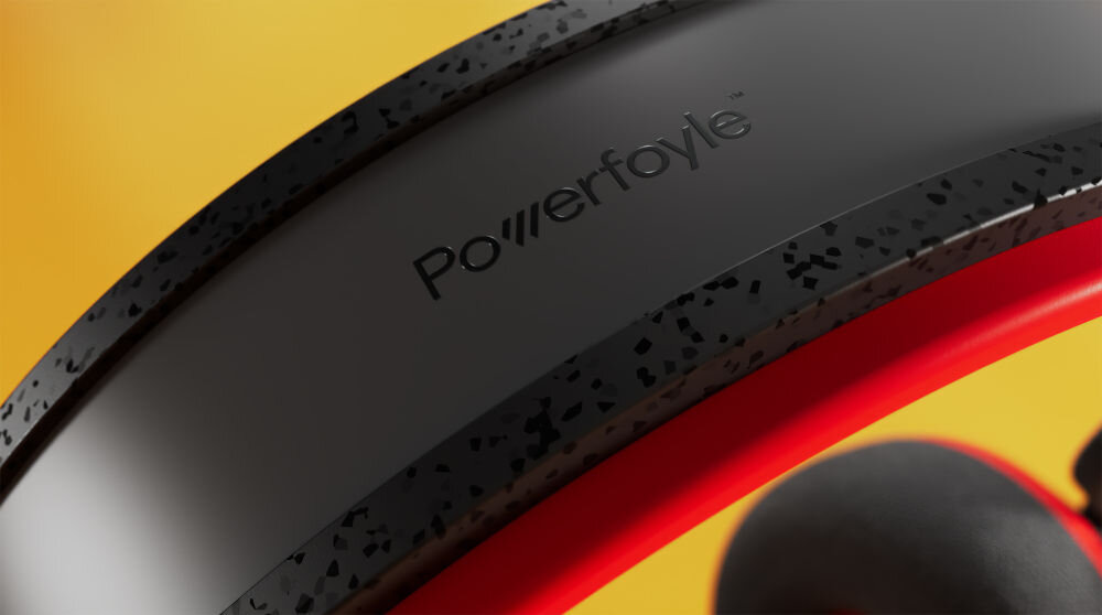 Słuchawki PHILIPS TAA6219BK/00 materiał PCR ekologiczne opakowanie, kadr słuchawek, pałąk