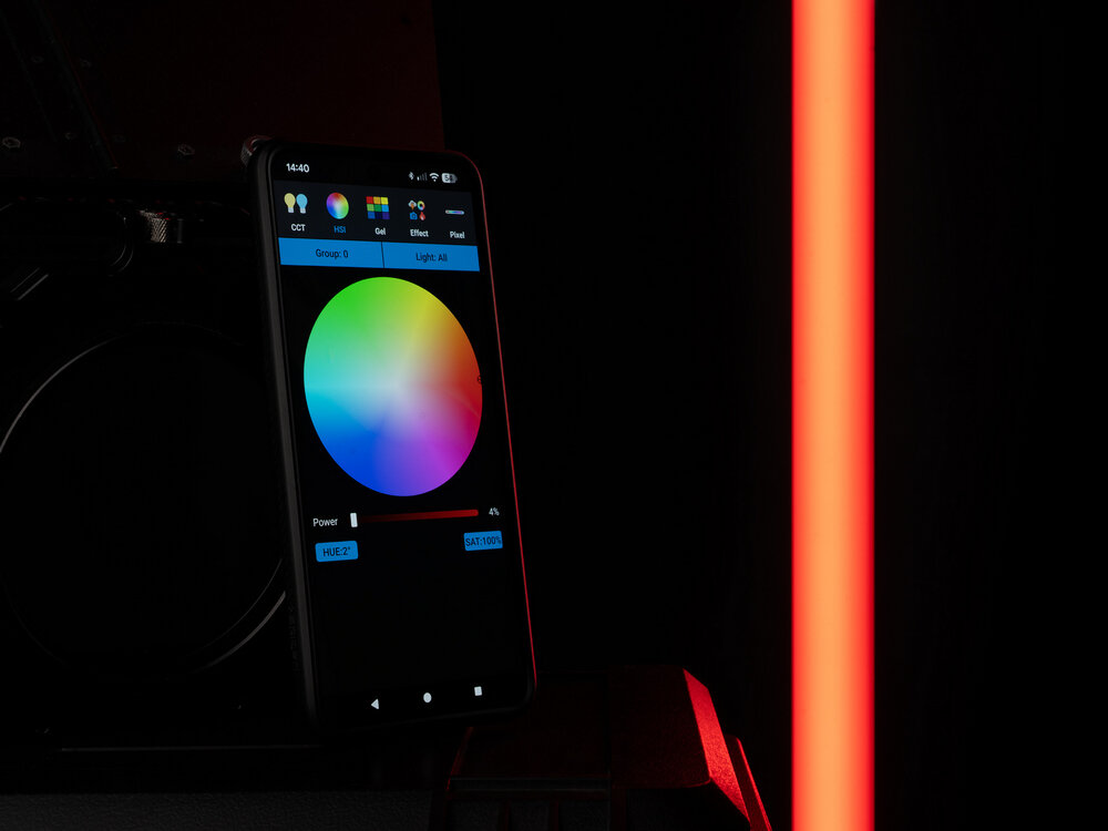 Quadralite LED Light Tube RGB QLT 125 DMX Elastyczność sterowania
