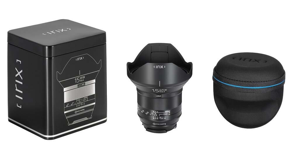 Obiektyw IRIX Blackstone 15 mm f-2.4 zestaw 
