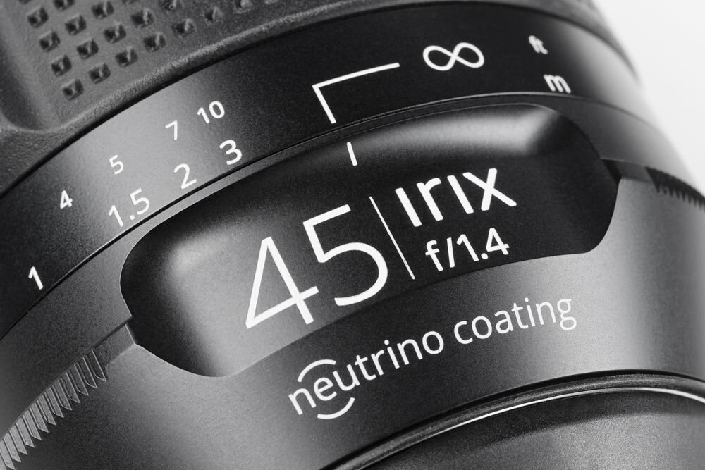 Obiektyw IRIX Dragonfly 45 mm f-1.4 uszczelnienia Focus Lock  metalowa konstrukcja 