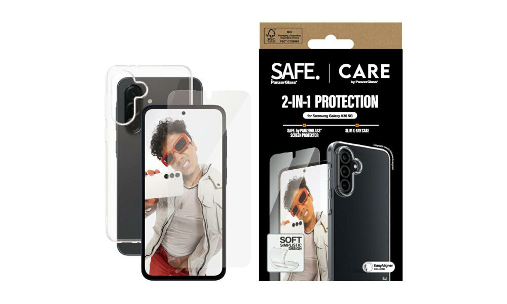 CARE by PanzerGlass szkło i etui Samsung Galaxy ochrona ekranu design przezroczysty case