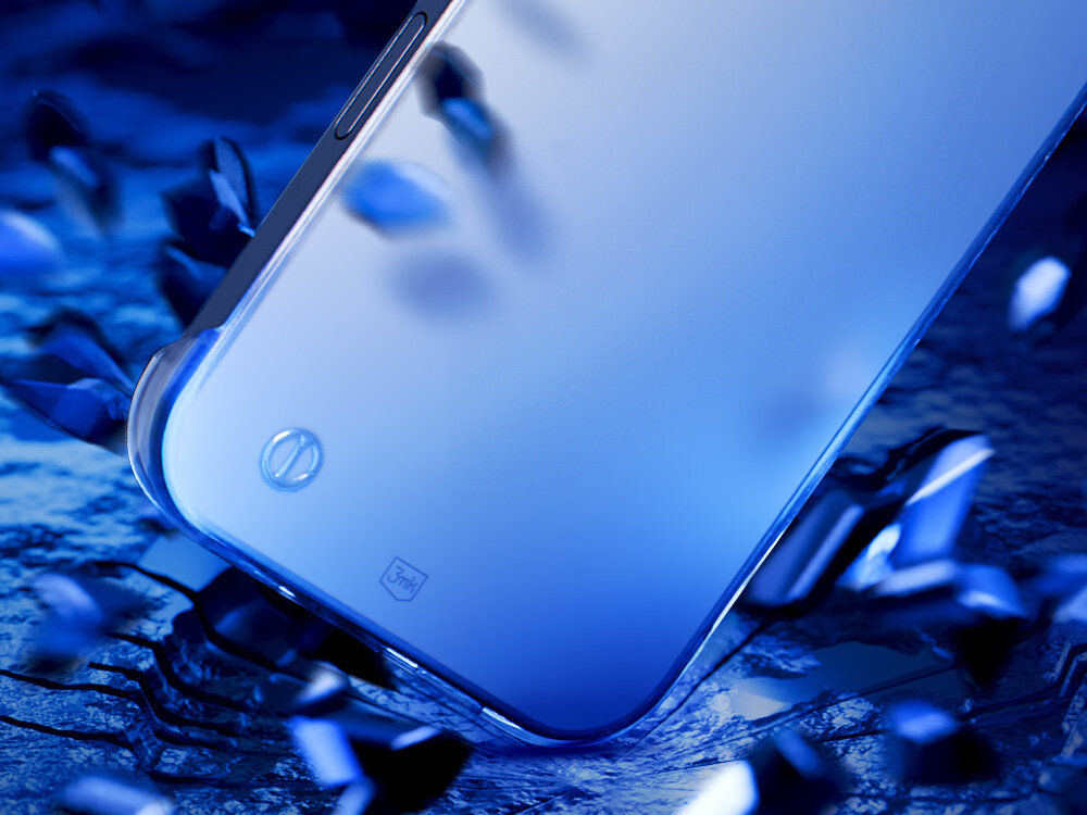 Etui 3MK Just20g Clear Case do Apple iPhone 16e Przezroczysty uderza w podłogę   