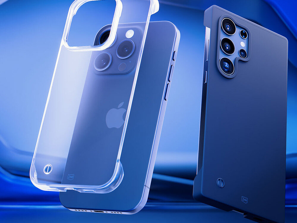 Etui 3MK Just20g Clear Case do Apple iPhone 16e Przezroczysty nakładany na smartfona  