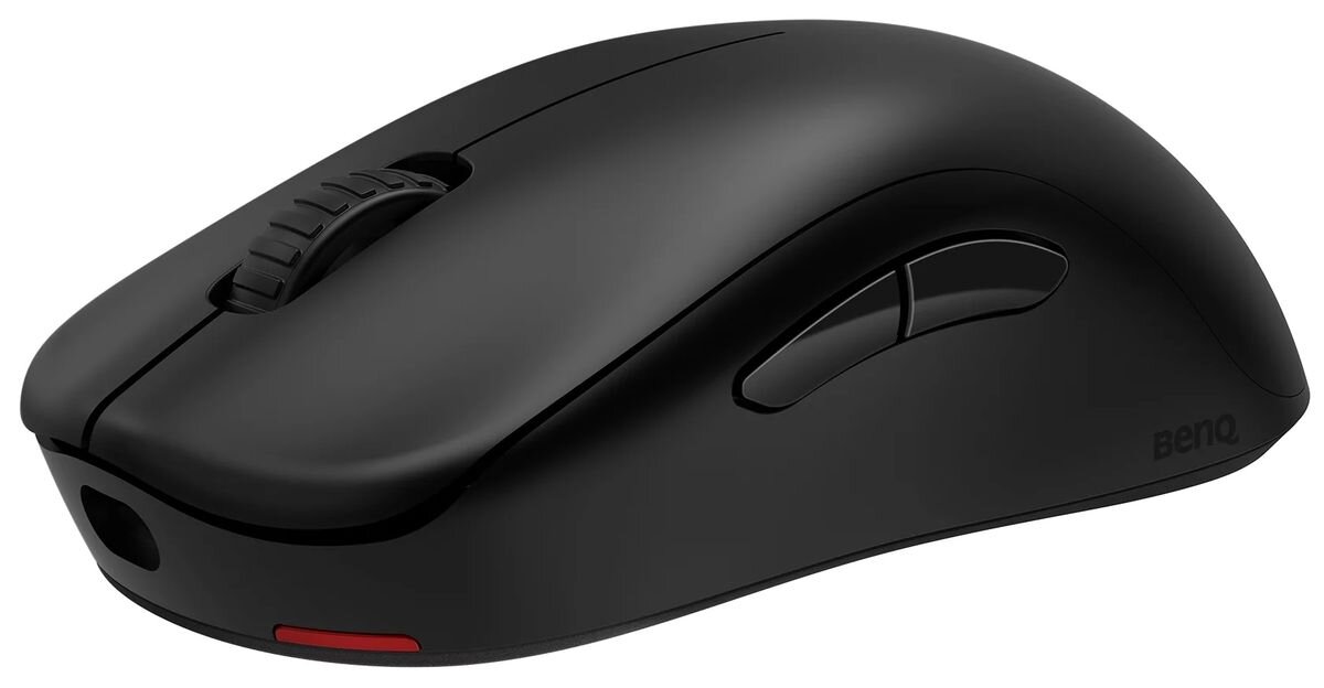 ZOWIE U2-DW ZOWIE U2-DW bezprzewodowa mysz gamingowa eSporcie asymetryczna konstrukcja zasady Sports Science Delikatne krzywizny obudowy claw i palm - mysz na podkładce na biurku