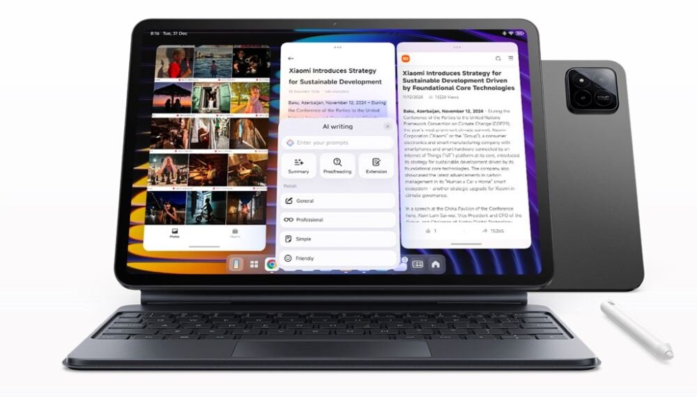 Tablet XIAOMI Pad 7 Pro - wyposazenie, klawiatura, rysik, etui do zakupu oddzielnie