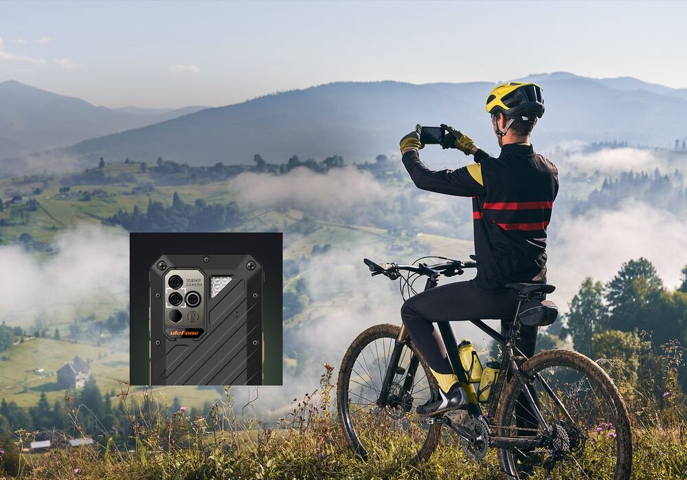 Smartfon ULEFONE Power Armor 18 Ultra ultraszerokokątny obiektyw