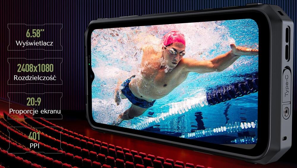 Smartfon ULEFONE Power Armor 18 Ultra wyświetlacz 6.58 FHD+