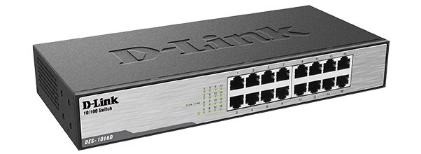 Switch D-LINK DES-1016D - Plug & Play proste korzystanie połączenia pozbawione błędów Standard QoS