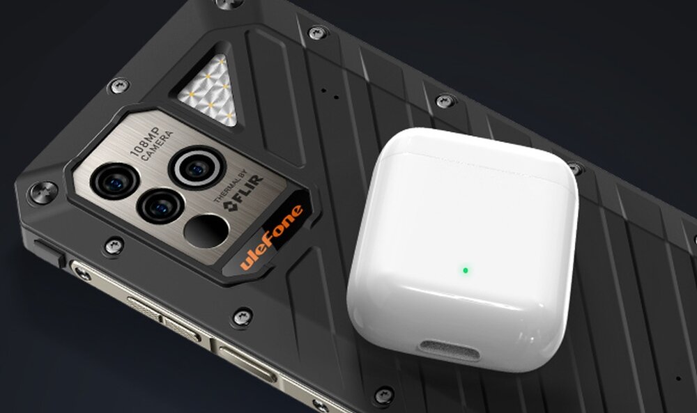 ULEFONE Power Armor 18T Ultra ładowanie bezprzewodowe Qi OTG powerbank