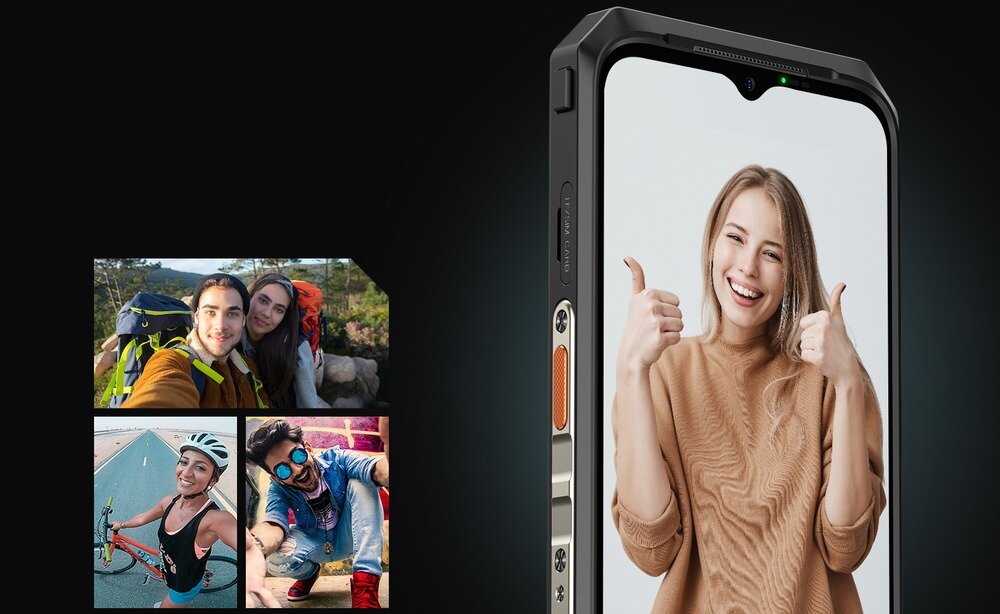 ULEFONE Power Armor 18T Ultra przednia kamera 32 MP rozmowy selfie