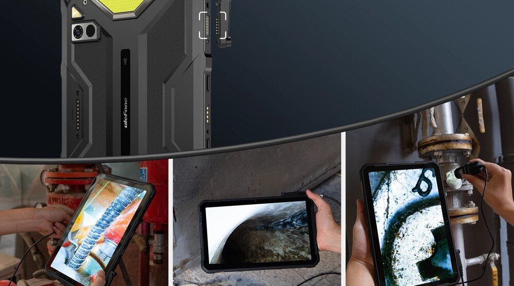 ULEFONE Armor Pad 4 Ultra port uSmart akcesoria endoskop mikroskop serwis i inspekcje