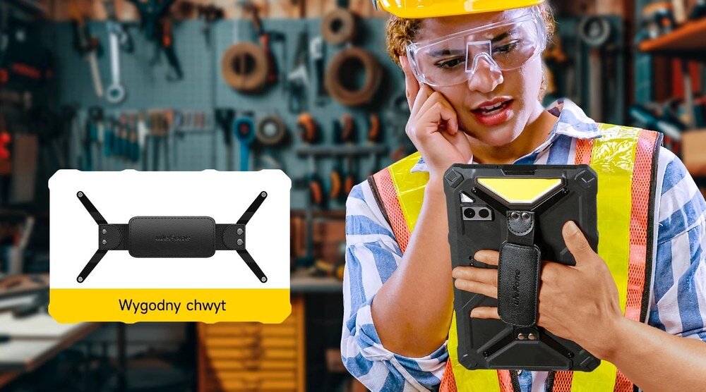 ULEFONE Armor Pad 4 Ultra pasek na rękę w zestawie stabilny chwyt praca w ruchu