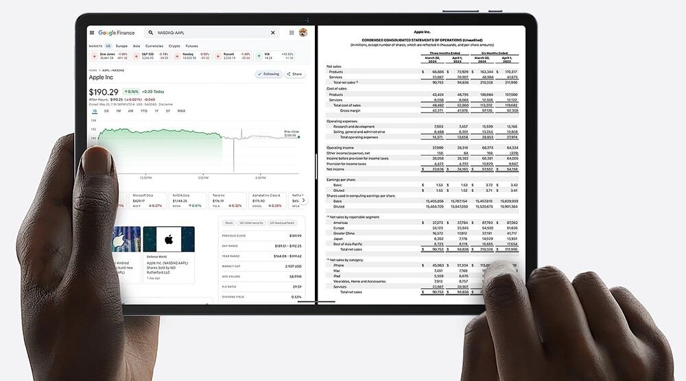 ULEFONE Tab A11 dzielenie ekranu multitasking praca edukacja