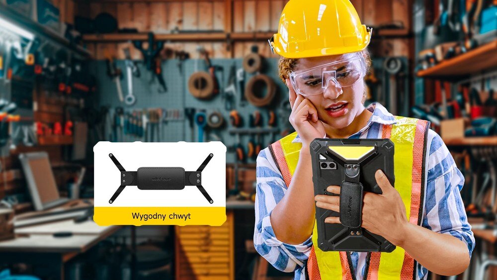 ULEFONE Armor Pad 4 Ultra pasek na rękę w zestawie stabilny chwyt praca w ruchu