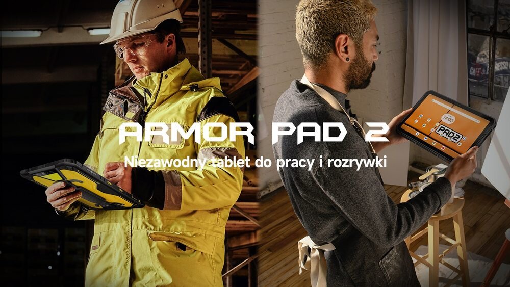 Tablet ULEFONE Armor Pad 2 wytrzymały pancerny sprzęt do pracy w terenie