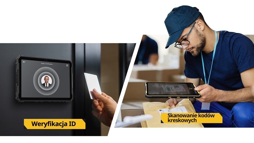 ULEFONE Armor Pad 2 tablet z NFC szybka identyfikacja płatności