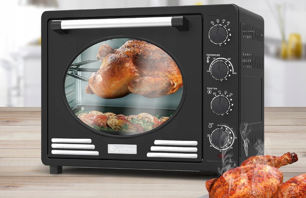 Piekarnik TURBOTRONIC Retro TT-EV35R Czarny