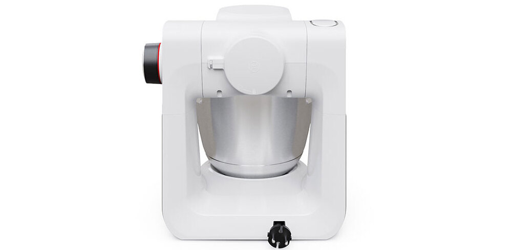 Robot kuchenny planetarny BOSCH MUMS6EW22 z wagą, timerem, blenderem kielichowym i rozdrabniaczem Schowek na przewód komfort przechowywanie