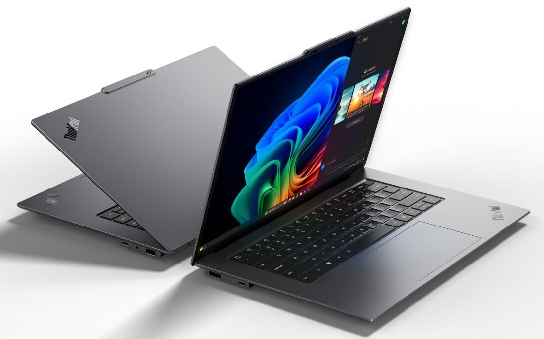 Laptop Lenovo ThinkPad z otwartym interfejsem ustawień zarządzania energią i trybów wydajności w systemie Windows - Power Mode 