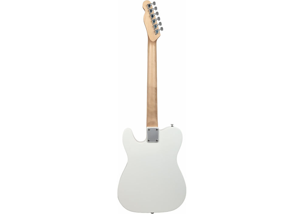Gitara elektryczna V-TONE ETL39 WH 4/4 - Brzmienie pełne charakteru, główka gitary od tyłu
