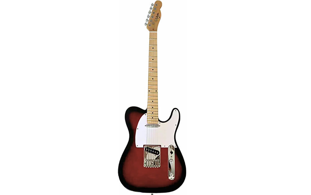 Gitara elektryczna V-TONE ETL39 RB 4/4 - Stylowy wybór dla każdego, gitara od frontu