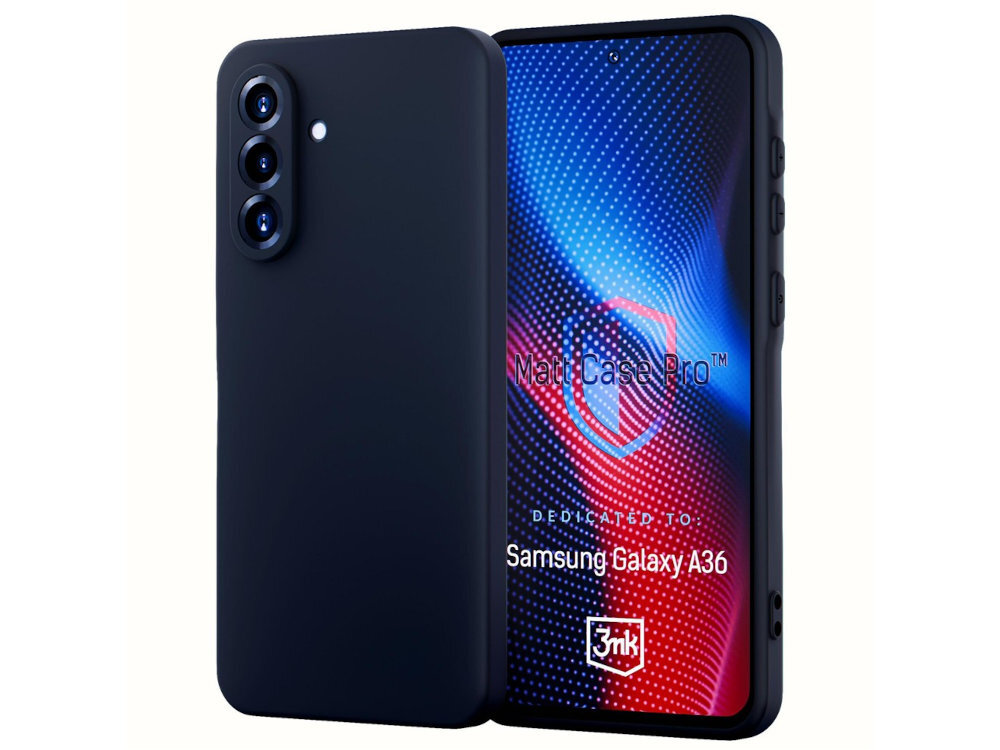 Etui 3MK Matt Case Pro Technologia Easy Click™ Buttons 3mk Matt Case Pro™ odczuciem miękkości przycisków Regulujesz głośność, odblokowujesz ekran wykonujesz zdjęcia