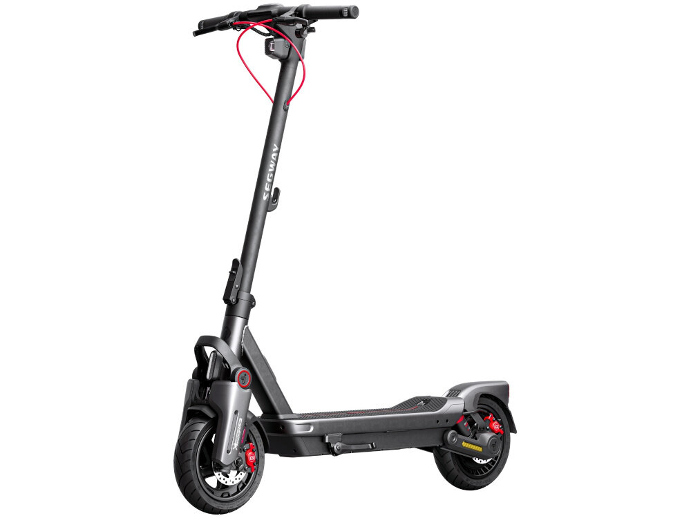 Hulajnoga elektryczna SEGWAY Ninebot Max G3 D 80km 2000W 2 amortyzatory 11 cali Czarny hulajnoga na białym tle widoczna od przodu pod skosem do jazdy po mieście dynamiczne i ekscytujące podróżowanie szereg udogodnień i praktycznych rozwiązań moduł Bluetooth kierunkowskazy składana konstrukcja styl moc wygoda