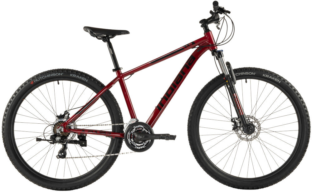 Rower górski MTB INDIANA X-Pulser 1.9 M19 29 cali męski Czerwony zbliżenie na ramę 19-calowa aluminiowa ramę rower zwinny lekki łatwo go podnieść odporność na korozję wybor rozmiaru ramy Twój wzrost mierzony w zrelaksowanej pozycji typ roweru dla osób o wzroście od 174 do 180 cm