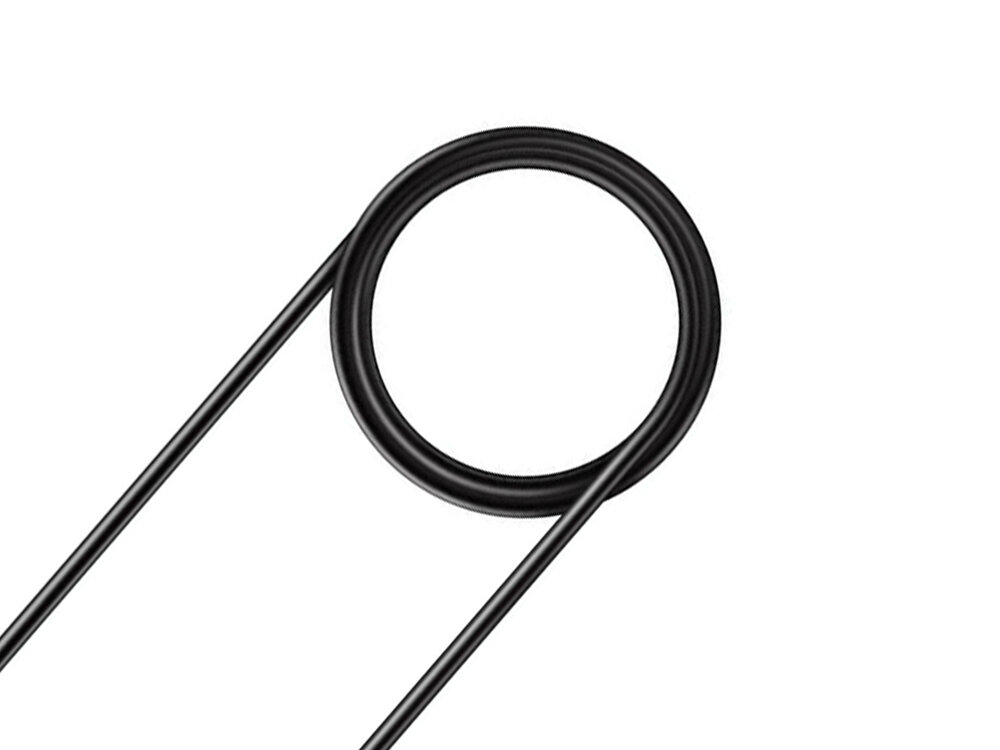 Kabel do ładowania zegarków Garmin MajesticLine USB-A Zawinięty kabel z dwoma końcówkami kompatybilność naładowanie stabilność urządzenie bezpieczne