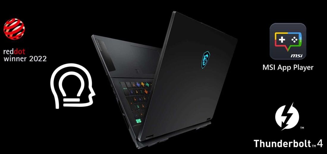 Laptop MSI Stealth 18 HX AI oferujący zaawansowane możliwości graficzne i elegancki wygląd. Złącze Thunderbolt 4,MSI Center, MSI APP Player