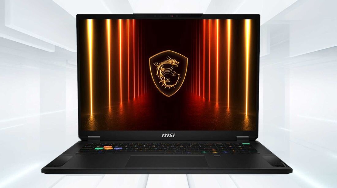 MSI Stealth 18 HX AI, laptop gamingowy, ukazujący elegancki wygląd i zaawansowane możliwości. połączenie gamingu, biznesu i kreatywności