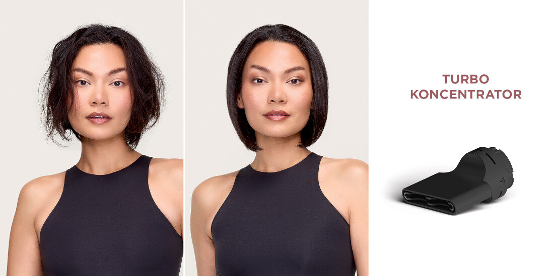 Suszarka SHARK HD752EU SpeedStyle Pro Czarny 1750W Turbo koncentrator tworzenie gładkich, prostych stylizacji obrotowa dysza 360°