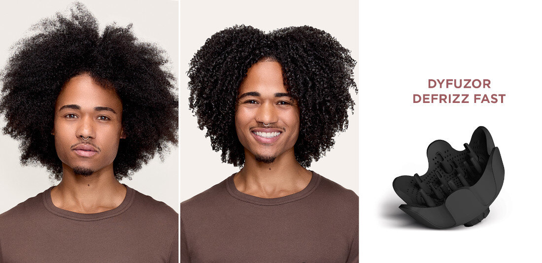 Suszarka SHARK HD752EU SpeedStyle Pro Czarny 1750W Dyfuzor DefrizzFast  od nasady, aż po same końce regulowane wypustki do modelowania loków