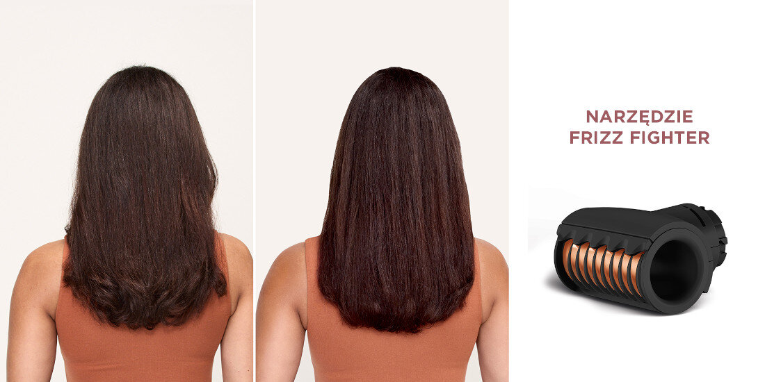 Suszarka SHARK HD752EU SpeedStyle Pro Czarny 1750W Nasadka FrizzFighter zwalcza puszeniem się włosów i wygładza niesforne kosmyki technologia Coanda z dwoma strumieniami powietrza