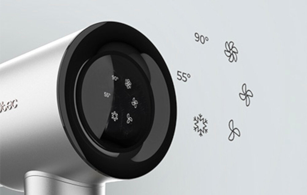 Suszarka CECOTEC Bamba IoniCare RockStar Nano IonTech Aluminium 1600W Gotowość w kilka sekund Funkcja pamięci zapamiętuje ostatnio używane parametry