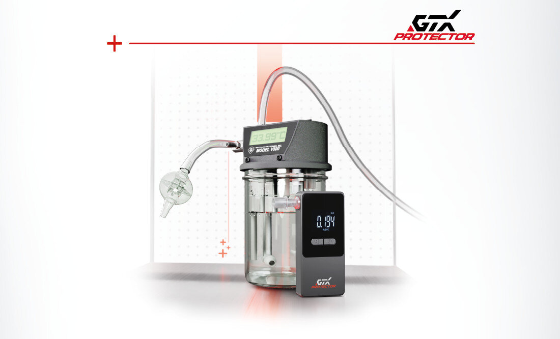 Alkomat GTX Protector Okresowa kalibracja monitoruje liczbę wykonanych pomiarów informacja przypomnienie konieczność czas możliwości wyniki rok darmowych kalibracji precyzja