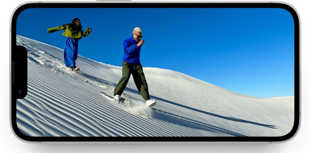 Smartfon Apple iPhone widok wyswietlacza, technologia OLED, kolory kontrast, optymalna wielkosc