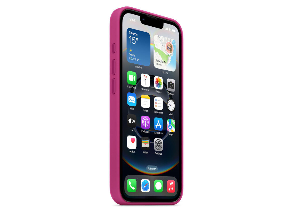 Etui APPLE Silicone Case do iPhone 16e - kolorowe etui na bialym tle, silikonowe, recykling, mikrofibra, testy, gwarancja wytrzymalosci, dopasowanie