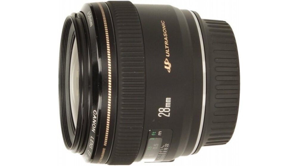 Obiektyw CANON EF 28mm f-1.8 USM ogniskowa AF mocowanie przysłona zdjęcia 