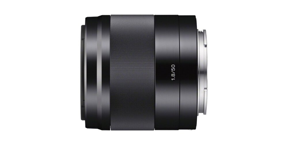 Obiektyw SONY E 50mm f-1.8 OSS aparat zdjęcia ogniskowa zoom szkła optyka soczewki montaż bagnet af ostrość regulacja pierścienie