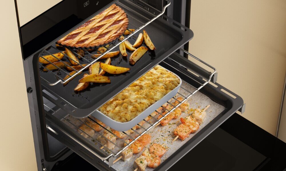 PIEKARNIK WHIRLPOOL WOI7A8HT2SBA lifestyle cztery dania na raz Cook4