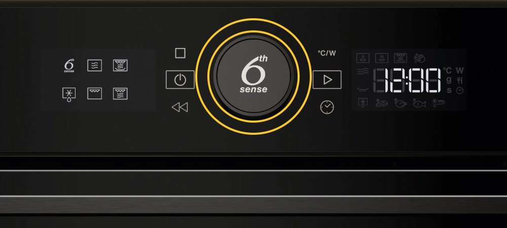 KUCHNIA MIKROFALOWA WHIRLPOOL WMD54MB lifestyle panel pokrętło programy funkcje wyświetlacz godzina Gotowanie z 6th Sense samoczyszczenie utrzymanie czystości grill rozmrażanie chrupiąca skórka szybko równomiernie bez szorowania