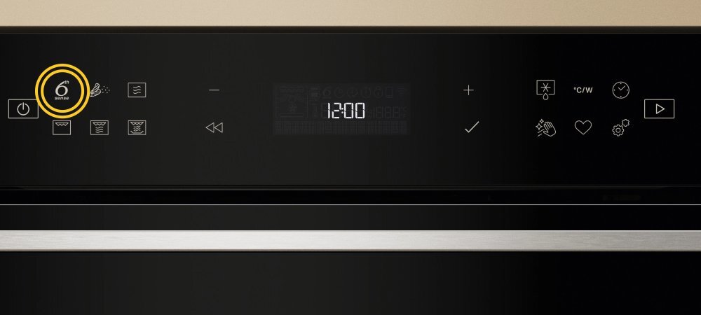 KUCHNIA MIKROFALOWA WHIRLPOOL WMD7O4TX lifestyle panel pokrętło programy funkcje wyświetlacz godzina Gotowanie z 6th Sense samoczyszczenie utrzymanie czystości grill rozmrażanie chrupiąca skórka szybko równomiernie bez szorowania